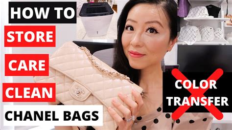 how to clean chanel fabric bag|chanel bag care.